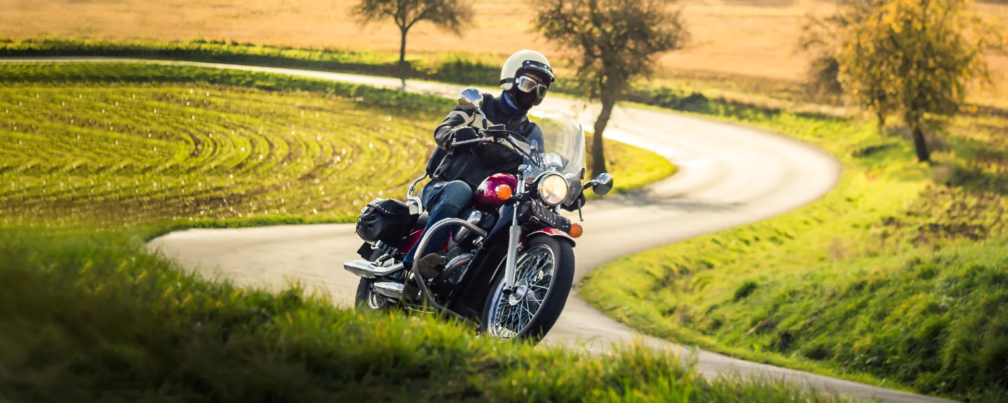 person riding motorcycle