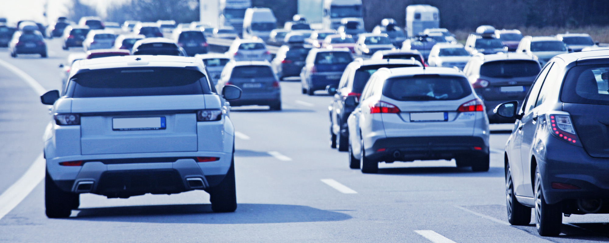 crowded highway