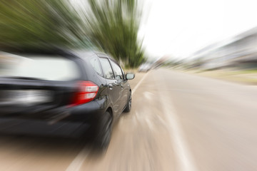 car recklessly driving